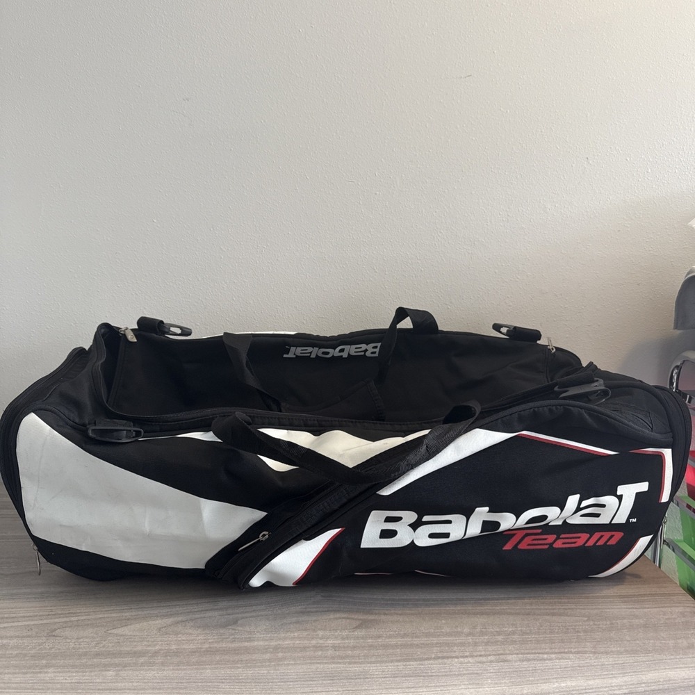 Babolat Team Tennis Bag with Thermal Lining Multiple Racket Bag Red/Black